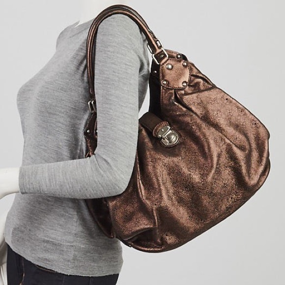 Auth Louis Vuitton LV Mahina L Monogram Bronze - Picture 2 of 14